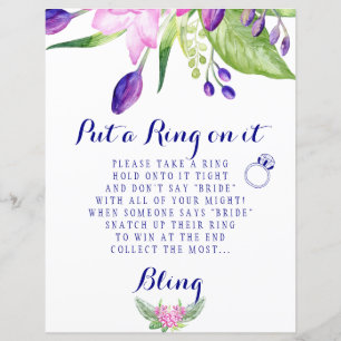 Sinal de chá de panela floral elegante do jogo Rin