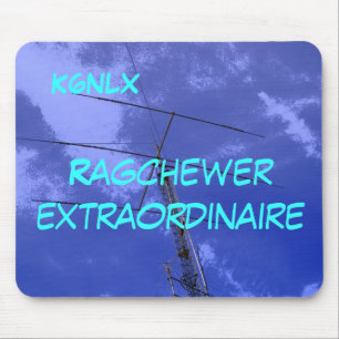 Sinal de chamada de rádio amador Ragchew Mousepad