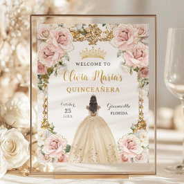 Sinal de Champanhe Floral Cor-de-Rosa Ortográfico