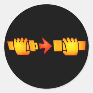 Sinal de Cintura Fixa com Adesivos