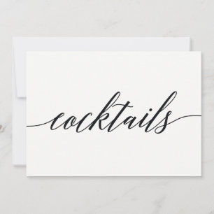 Sinal de Cocktails - Script moderno