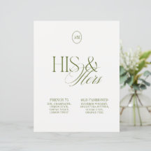 Sinal de Coquetéis Personalizados His & Hers para