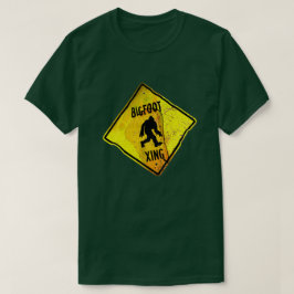 Sinal de Cruzamento Bigfoot T-Shirt
