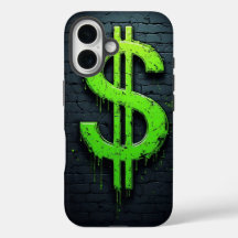 Sinal de Dólar Grafite – Capinha de Telefone de Ar