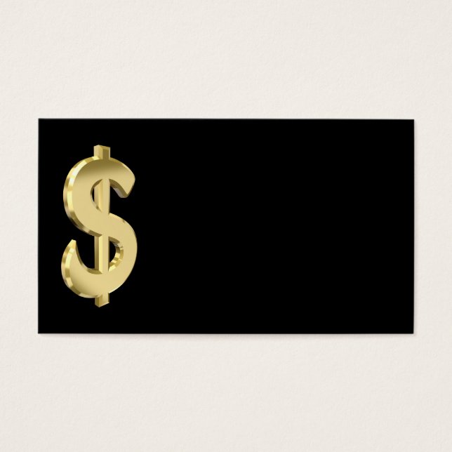 sinal de dólar ouro (Frente)