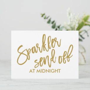 Sinal de Envio do Sparkler 5X7 - COR EDITÁVEL -Pin