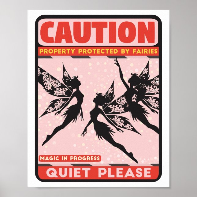 Sinal de Fairies Poster (Frente)