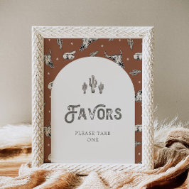 Sinal de Favor Oeste Selvagem