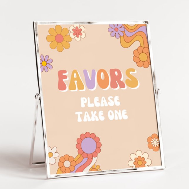 Sinal de Favoritos da Festa de aniversário Groovy (Criador carregado)