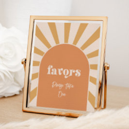 Sinal de Favoritos do Sol Rosa