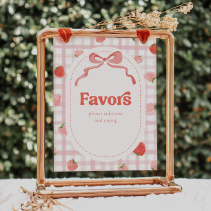 Sinal de Favoritos para festas Berry de 8 x 10 pol