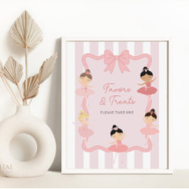 Sinal de Festa de Aniversário Custa de Ballerina T