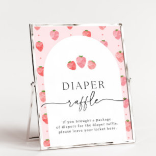 Sinal de Fralda de Morango Raffle