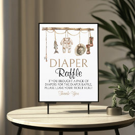 Sinal de Fralda de pesca russa Raffle 8x10