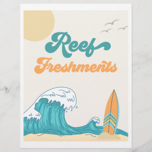 Sinal de Freshings de Recifes - Surf Sinal de S