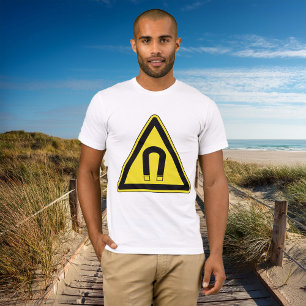 Sinal de Magnet Mens T-Shirt