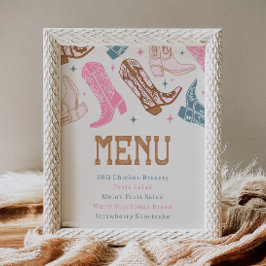 Sinal de menu do Partido Ocidental Conjunto