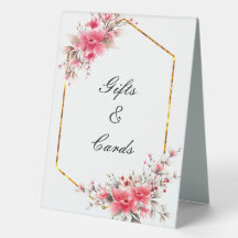 SINAL DE MESA FLORAL DE PINCO PARA CASAMENTO