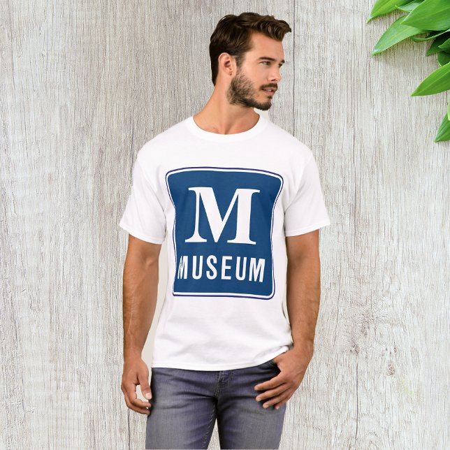Sinal de Museu Mens T-shirt (Criador carregado)