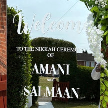 Sinal de Nuptura Islâmica Muçulmana Nikkah