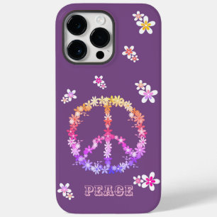 Sinal de paz com flores coloridas,Personalizado