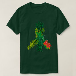 Sinal de Paz Floral T-Shirt