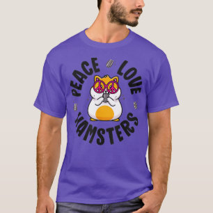 Sinal de Paz Hamster Camisa Garotas Paz