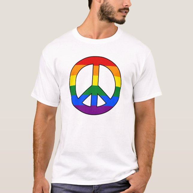 Sinal de paz LGBT - Camisa (Frente)