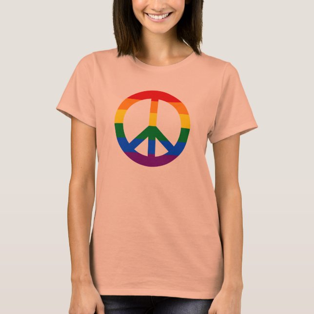 Sinal de paz LGBT - Camisa (Frente)