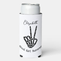 Sinal de Paz Personalizado do Esqueleto Ghoul Girl