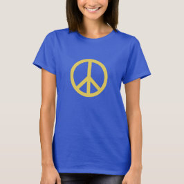 Sinal de paz - t-shirt espiral da Laço-Tintura