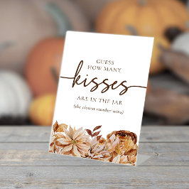 Sinal de pedestal de queda elegante