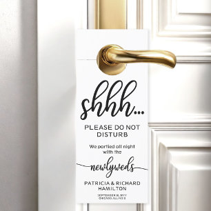Sinal de Porta de Casamento Não Perturbe