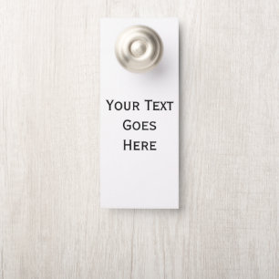 Sinal de porta personalizada minimalista moderno
