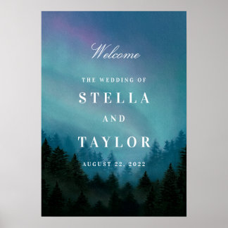 Sinal de Poster Aurora