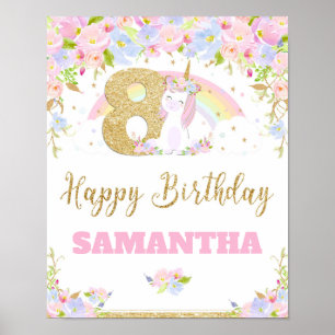 Sinal de Poster de Boas-vindas da Festa de anivers