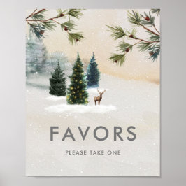 Sinal de Poster de Favor de Chuveiro de Noiva da F