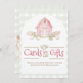 Sinal de presente de Chá de fraldas de animais de