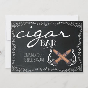 Sinal de Quadro de Casamento   Bar de cigarros