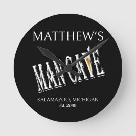 Sinal de relógio da caverna do dia de os pais