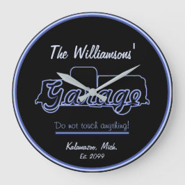 Sinal de Relógio de Garagem de Contorno do Caminhã