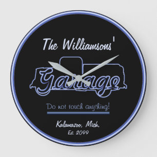 Sinal de Relógio de Garagem de Contorno do Caminhã