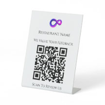 Sinal de Revisão de Feedback do Cliente QR