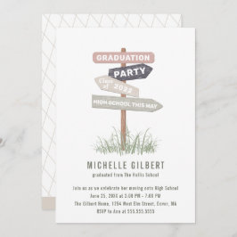 Sinal de Rua 8º Convite de festas de Graduação do 