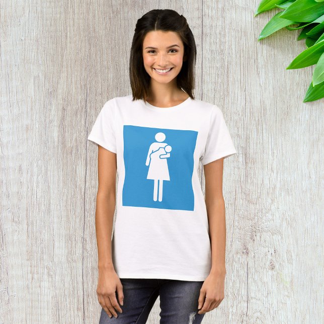 Sinal de Sala de Pais Mulheres em T-Shirt (Criador carregado)