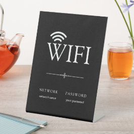 Sinal de Senha de Rede WiFi Minimalista Moderno Pr