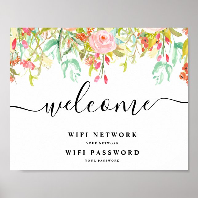 Sinal De Senha Wifi, Poster Wifi (Frente)