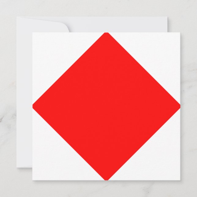 Sinal de Sinalizador Náutico Foxtrot - Letra F (Frente)