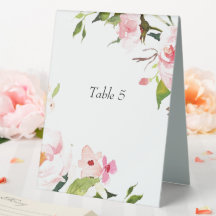 Sinal de tenda de mesa jantada floral