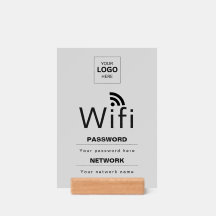 Sinal de WiFi Personalizado para Negócios com Seu